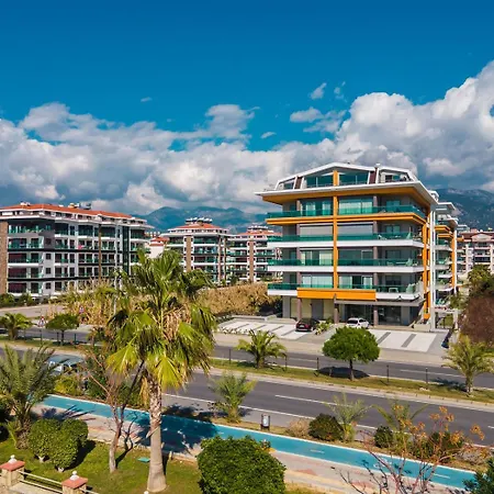 Apartment 0013 Oxopia Seafront For Rent In Kestel, First Line To The *